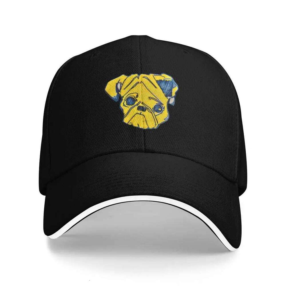 Franken Pug Baseball Cap Rugby Sunscreen Icon Elegant Women's Hats Men's Y260115