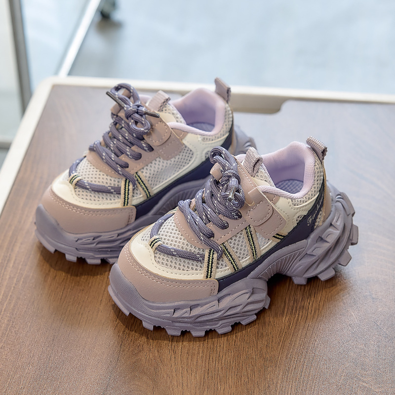 Size 22-30 kids shoes Baby Toddler Shoes For Boys Girls Breathable Mesh Little Kids Casual Sneakers Non-slip Children Sport Shoes tenis