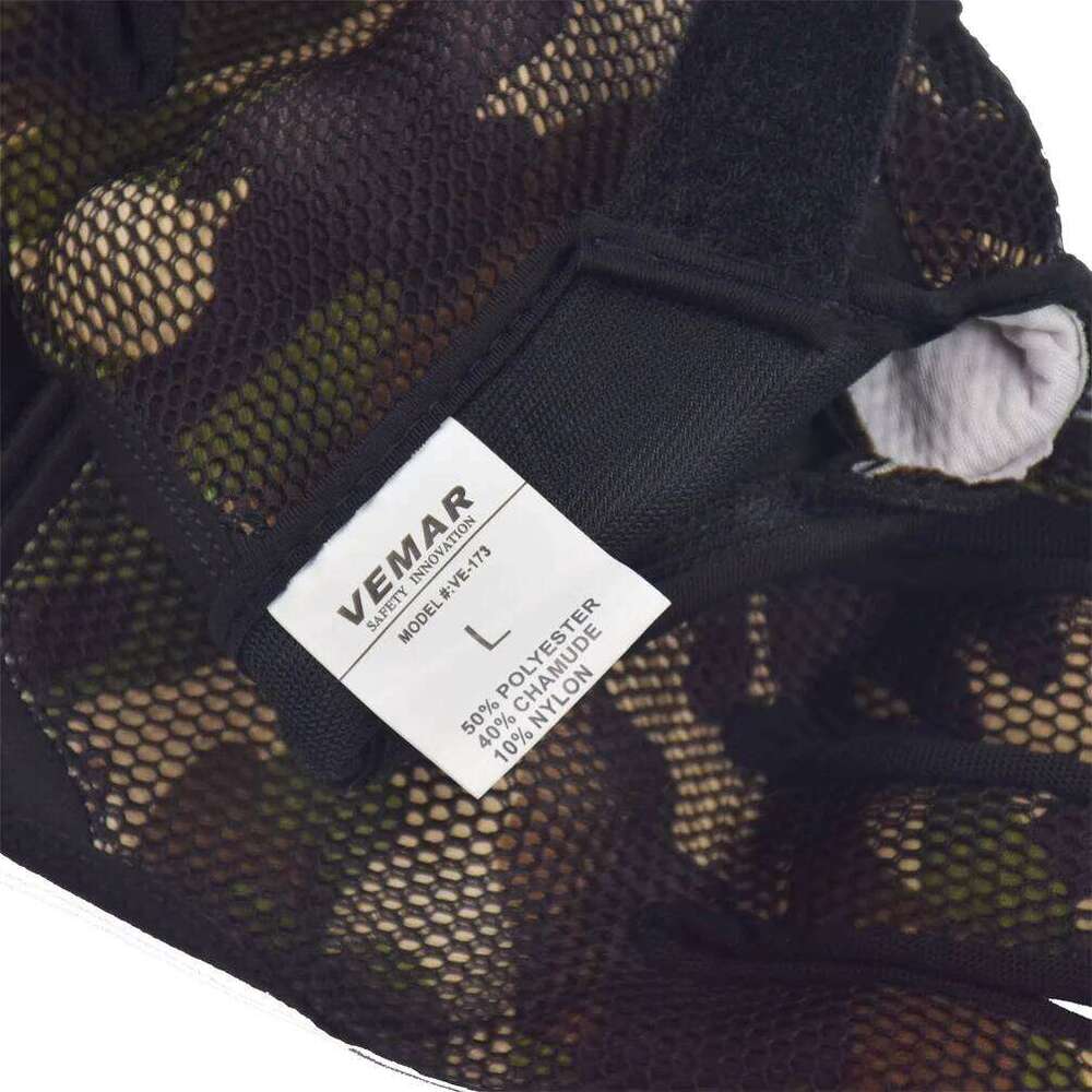 Vemar Camo Blue Brown 3D Mesh Motorcycle Summer Touch Wearable Motocross Gloves Men Anti-Fall Motor Bike Glove Reflective Y260115