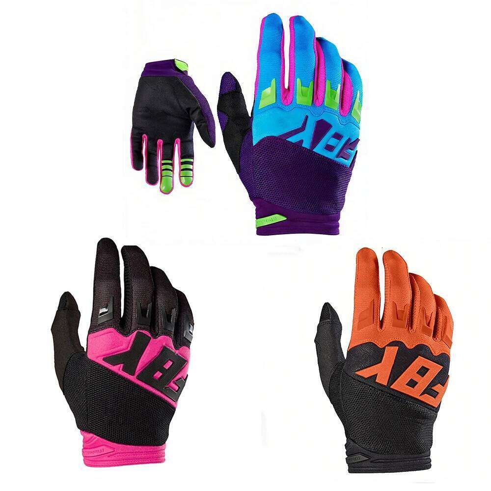 Fashion Man Woman Four Seasons Motorcycle Gloves Windproof Wear-Resistant Suitable for Off-Road Sports Cycling Activities Y260115