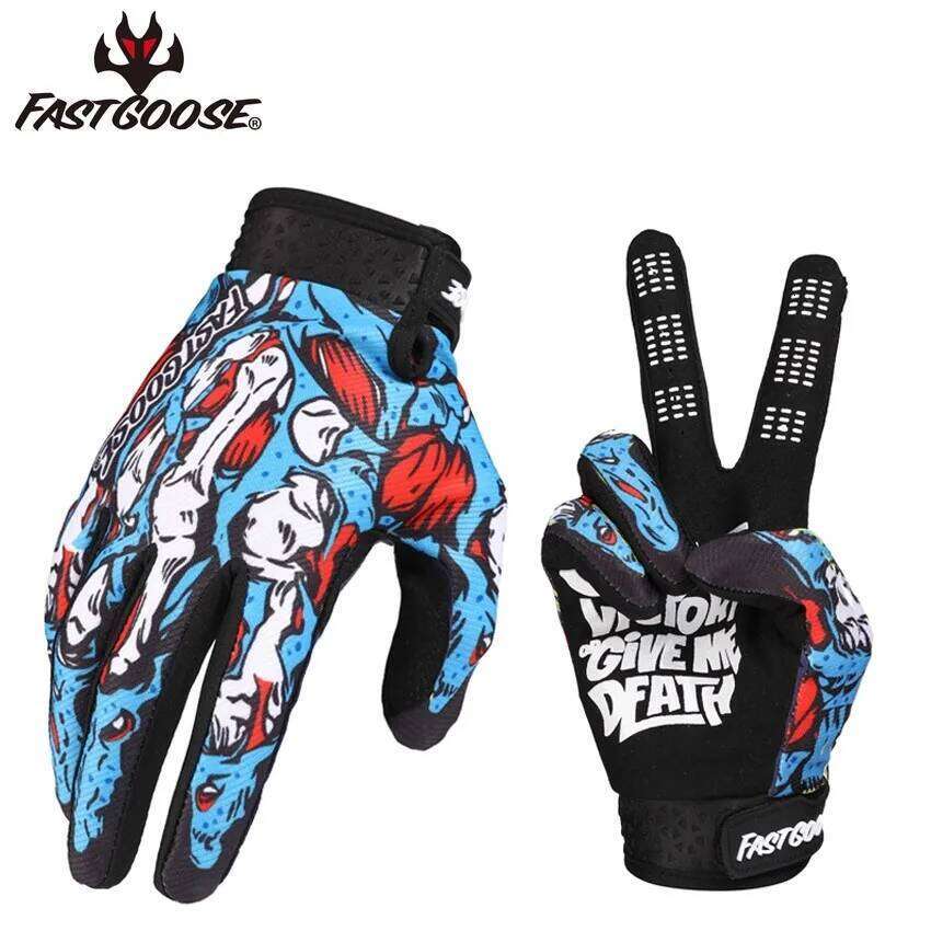 Mtb Mountain Bicycle Motorcycle Racing MX Motocross Full Finger Cycling Gloves Road Driving BMX MTB Luvas gloves X Y260115