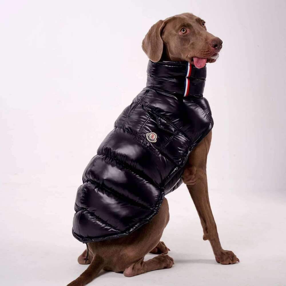 Famous brand S XL Large Winter Thick Down Coat High Collar Warm Windproof Adjustable Pet Clothes Legged Padded Dog Jacket Vest pupakaIK