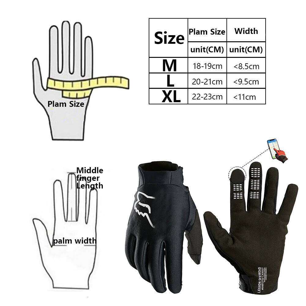 Touchscreen-Enabled Keep Warm Man Woman Cycling Motorcycle Fashion Winter Sports Accessories Non-Slip Gloves Y260115