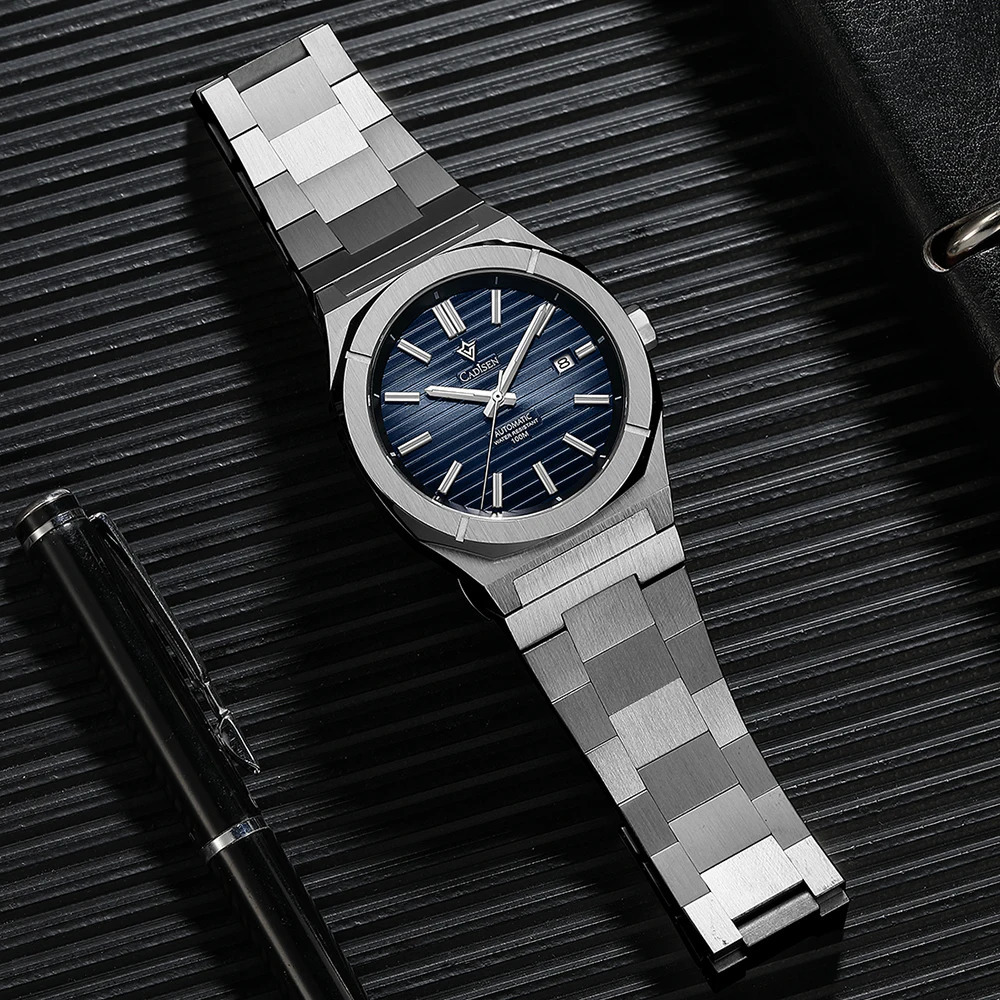 CADISEN Diver Watch Sapphire MIYOTA 8215 German Men Automatic Mechanical Watches Waterproof Luminous Wristwatch 260114