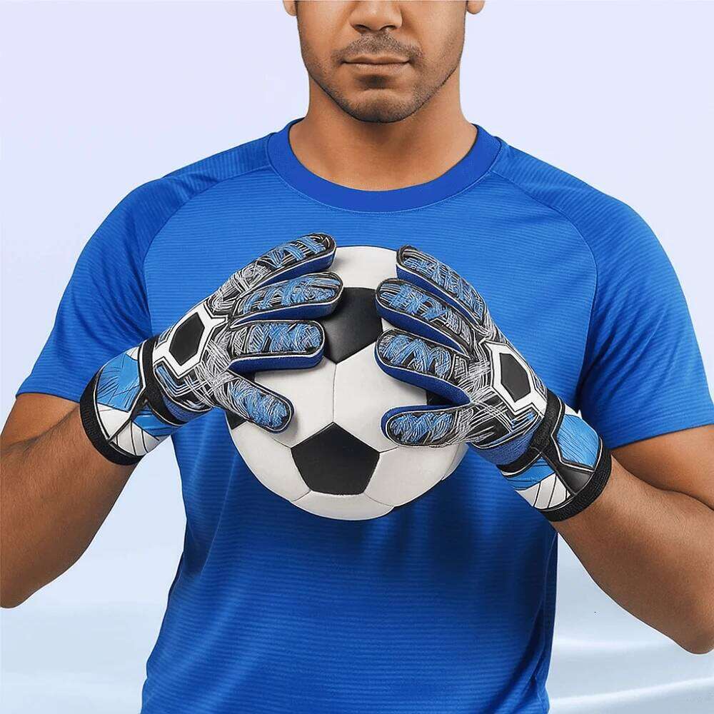 Finger Protection Non-Slip Wear-Resistant Football Goalkeeper Durable Handguard Sports Gloves Y260115