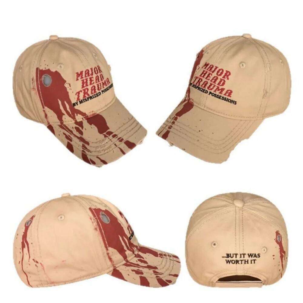 Originales Gorras para hombres3d Embroidery Unique Retro Camo Baseball Hat y2k Hip Hop Punk Holes tie-dye Unisex Peaked Cap Y260115