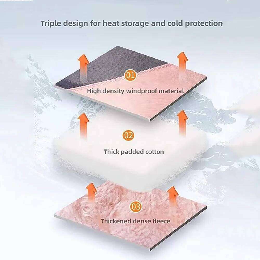 1Pair Ski Gloves Waterproof &Windproof-Thickened Warm&Snowboard&Touch Screen&Cycling&Workout&Outdoor Winter Y260115