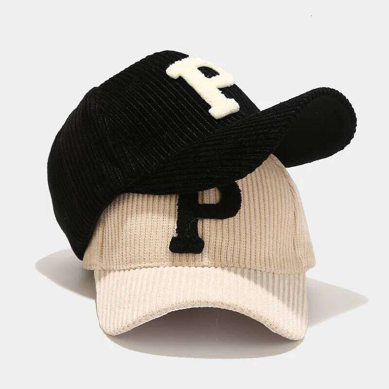2025 Autumn Winter Outdoor Baseball Letter P Embroidery Men's Women's Snapback Hat Adjustable Cool Casual Caps Unisex Y260115
