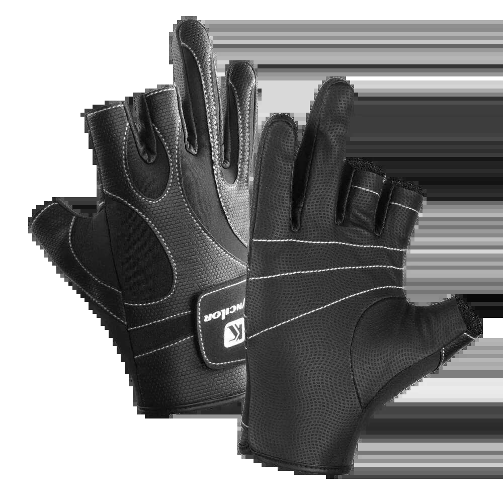 Outdoor Exposed Three-Finger Fishing Men'S And Women'S Non-Slip Sports Bicycle Riding Gloves Y260115