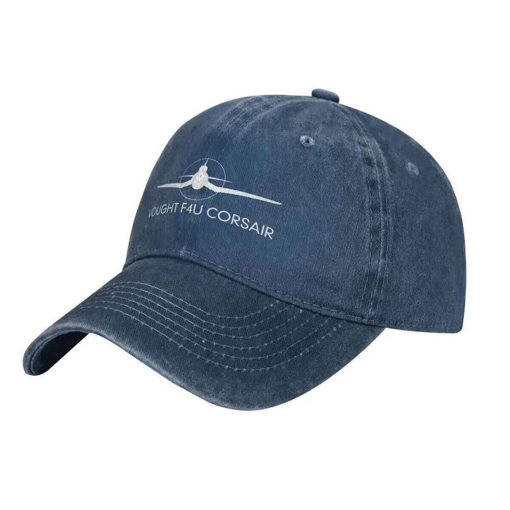 2023 New Vought F4U Corsair Gift WW2 US Air Force Plane Cap Cowboy Sports Caps Fluffy Hat Man Women's Y260115