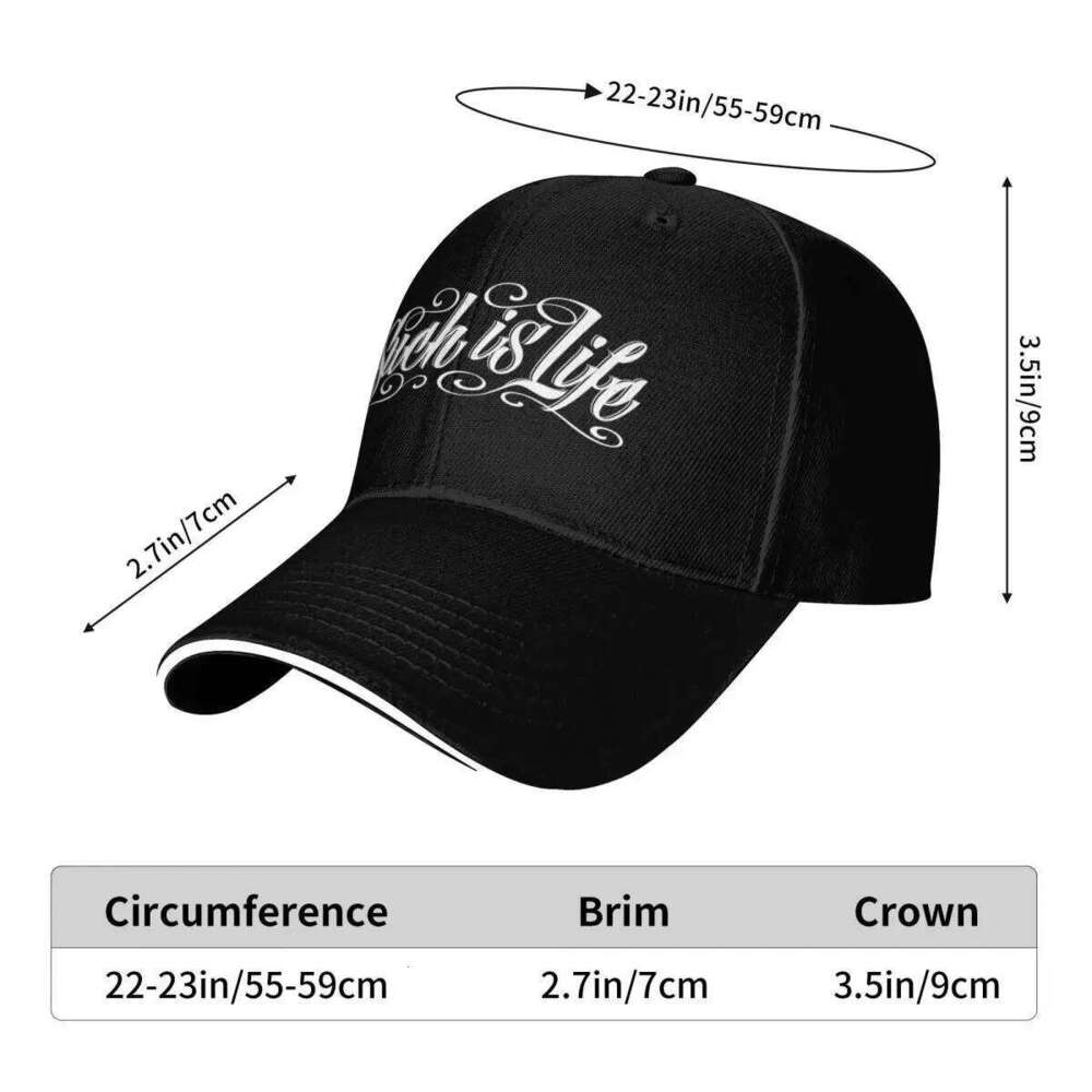 Such is life Australia Australian Ned Kelly Tattoo Baseball Sun Cap sun caps Men's Luxury Women's Y260115