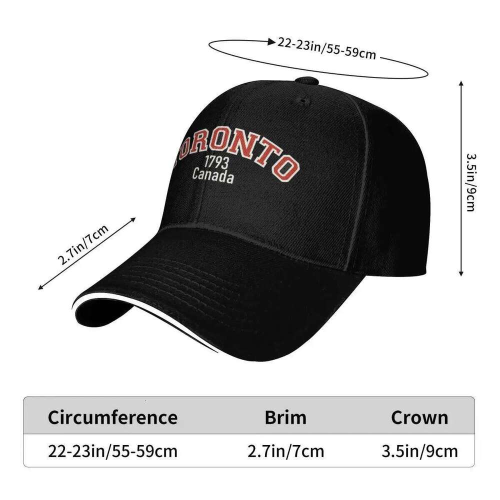 Toronto Canada Baseball Cap dad hat Rugby Luxury Man Bobble Hat Men's Women's Y260115