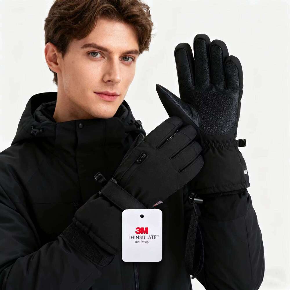 Winter Motorcycle Warm Waterproof Cycling Windproof Touch Screen Outdoor Sports Ski Unisex Full-finger Gloves Y260115