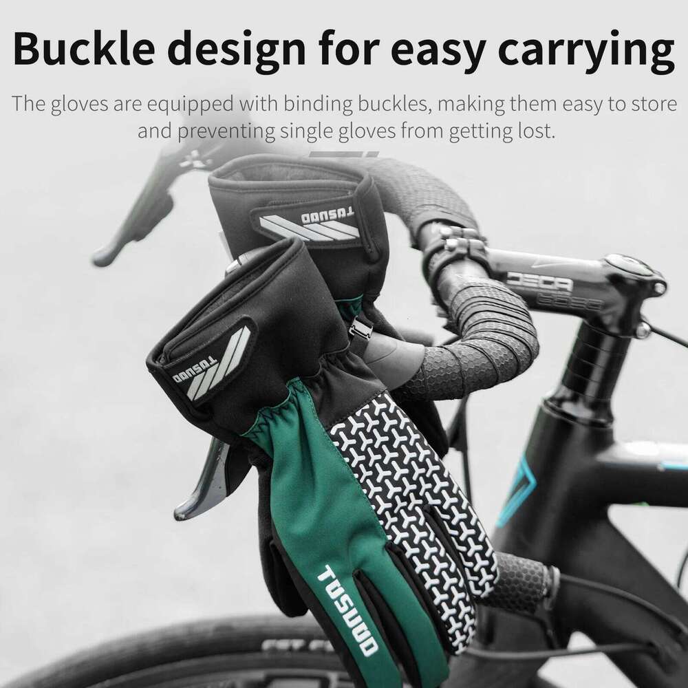 TOSUOD Winter Cycling Men Women Warm Biking Glove for Riding Bicycle Gloves Waterproof Touchscreen Accessories Y260115