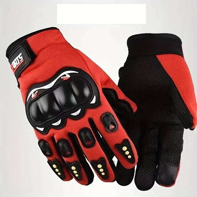 Outdoor Sport Motorcycle Tactical Anti Slip And Wear-resistant Knuckles Protective Race Car Riding Cycling Gloves Y260115