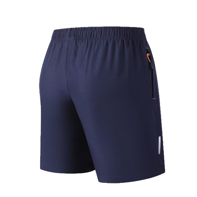 Men's Summer Minimalist New-Style Casual Shorts, Loose-Fit Athletic 5-inch Shorts, Ice Silk Cool-Touch Breathable Straight-Leg Pants