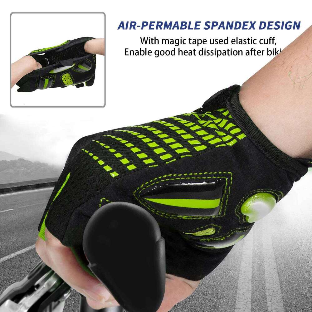 MOREOK Cycling Half Finger Breathable 5MM Gel Pads Bicycle Shock-Absorbing Mountain Bike Road Biking Gloves Y260115
