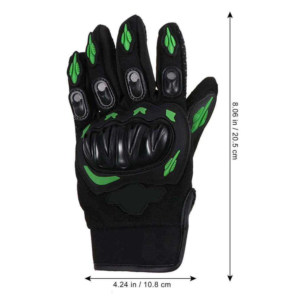 1 Pair Cycling High Elastic Full Finger Motorcycle Riding Windproof Outdoor Sports Protection Bike Gloves Y260115