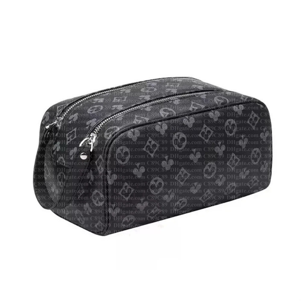 Luxury Designer Bag KING SIZE High Quality Designer Cosmetic Bag Luxurys Women Beauty Makeup Cases Louisities Makeup Bag Double Zippe Bag Men Wash Bag