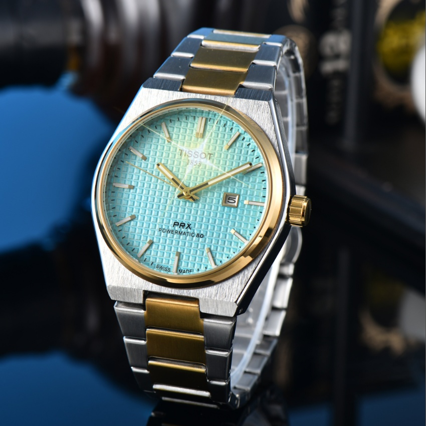 New Design Mens women TISSOTLY 1853 6-pin full function Watches quartz movement Luxury Business Wristwatch stainless steel Luxury wristwatch 03