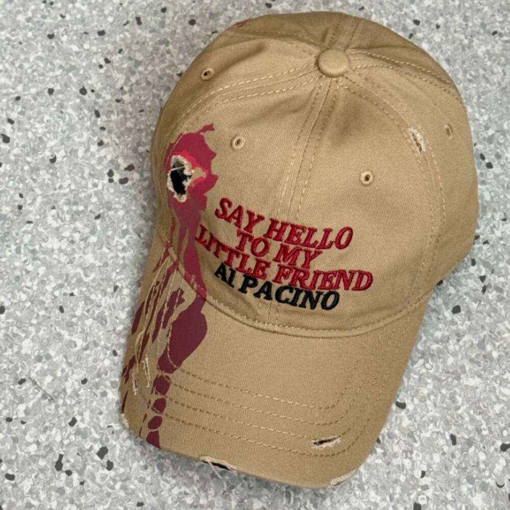 Originales Gorras para hombres3d Embroidery Unique Retro Camo Baseball Hat y2k Hip Hop Punk Holes tie-dye Unisex Peaked Cap Y260115