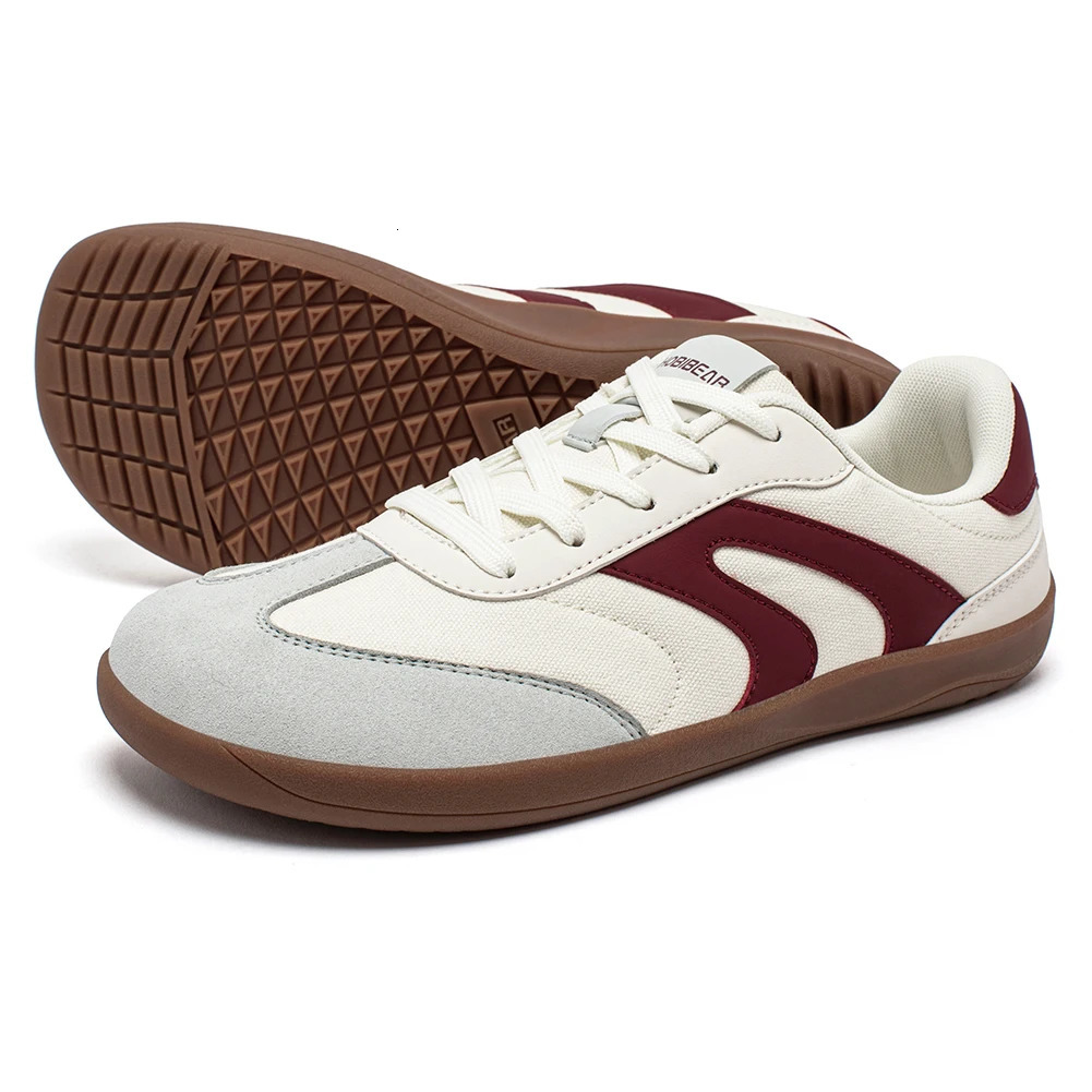 HOBIBEAR Barefoot Wide Toe Sneakers Unisex Zero Drop Minimalist Canvas Shoes Non Slip Lace Up Walking Sneaker 260106