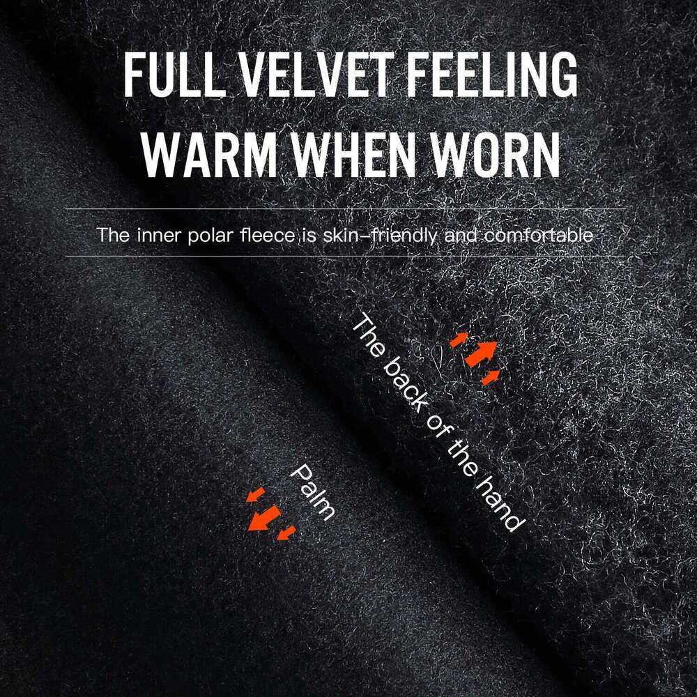 Outdoor Running Men'S Warm Knitted Touchscreen Cycling Women'S Autumn Winter Thick Velvet Gloves Y260115