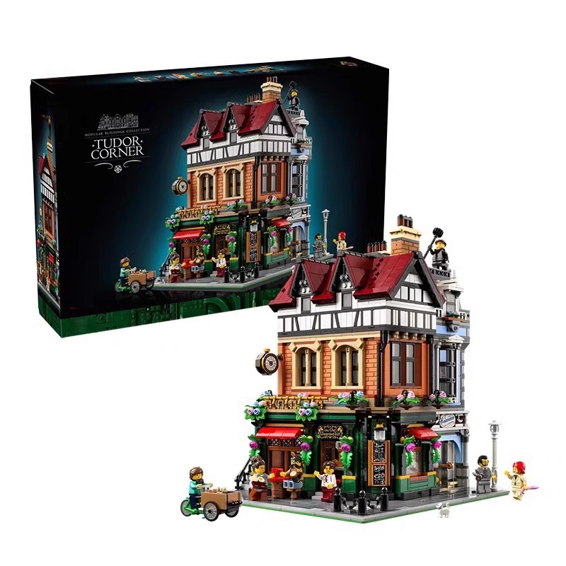 10350 Street View Series English Street Corner Building Block Toys
