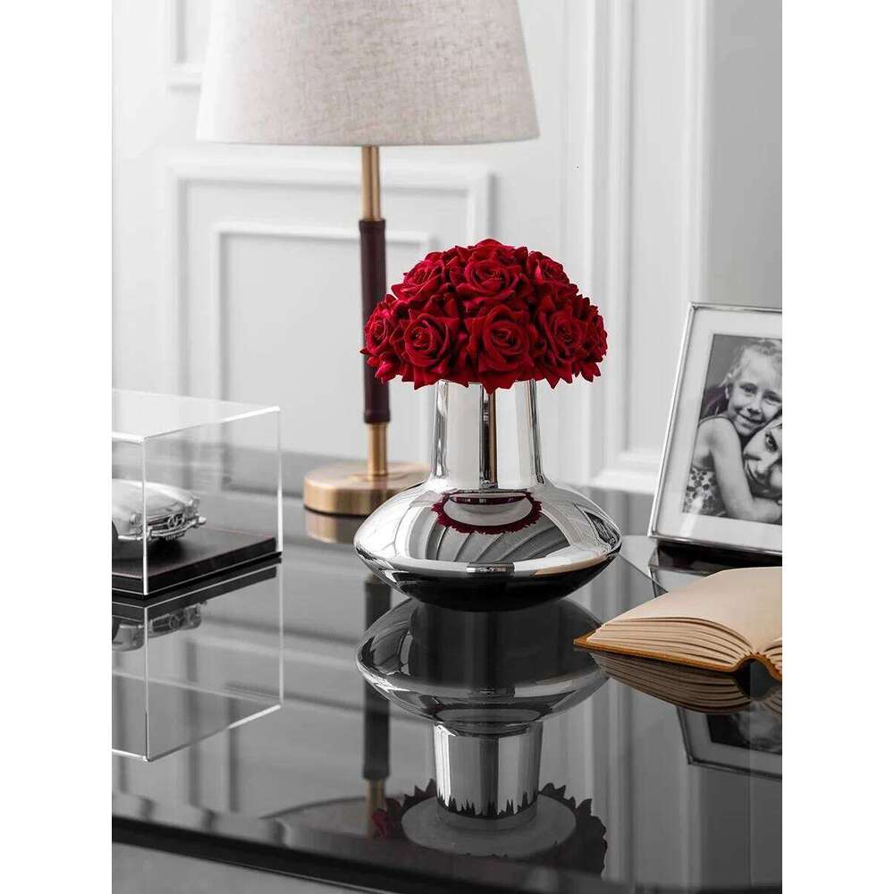 Stainless Steel Vase Flowers Mini Vases for Decoration Home Dinner Table Wedding Living Room Scandinavian Gifts C260116