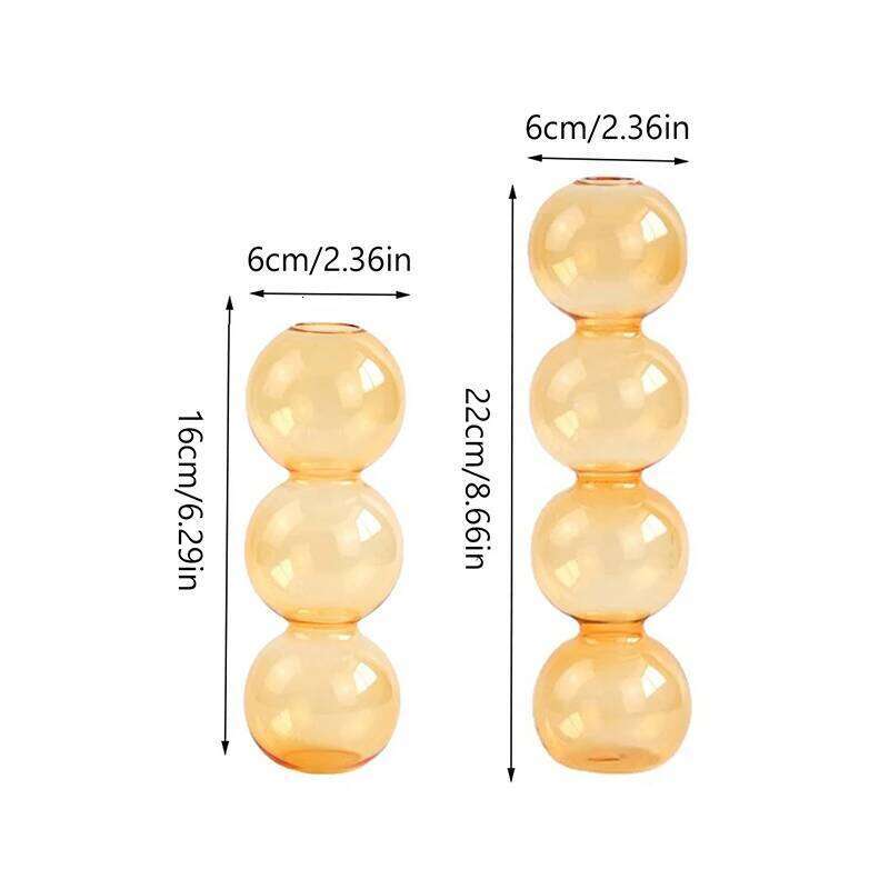 Glass Nordic Decor Living Room Terrarium Flower Vase Plant Pots Decorative Home Accessories Decoration Gift C260116