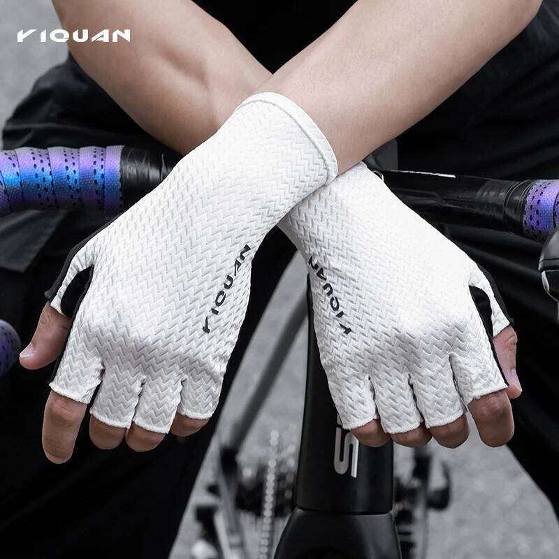 Cycling Half Finger Men Women Breathable Anti-slip Glove Fitness Sport Training Bicycle Gloves Y260115