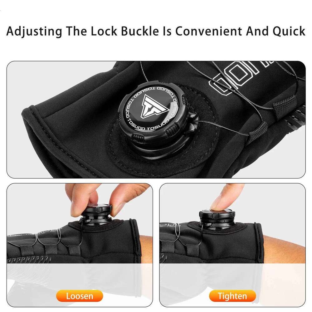 TOSUOD Autumn Winter Bicycle Non-Slip Windproof Warm Cycling Motorcycle Touch Screen Knob Outdoor Gloves Y260115