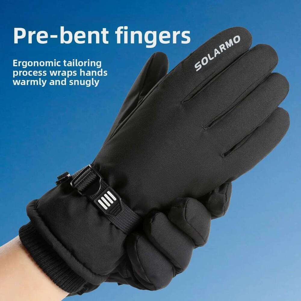 Winter Waterproof Antislip Outdoor Sports Ski Cycling Motocycle Warm Gloves Unisex Moto Equipments Accessories Y260115