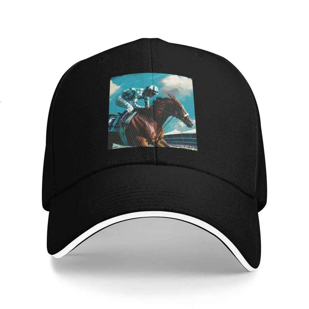 Racehorse winner racetrack horseracing Baseball Hip Hop Luxury Man Hat Ball Cap luxury caps Women's Hats Men's Y260115