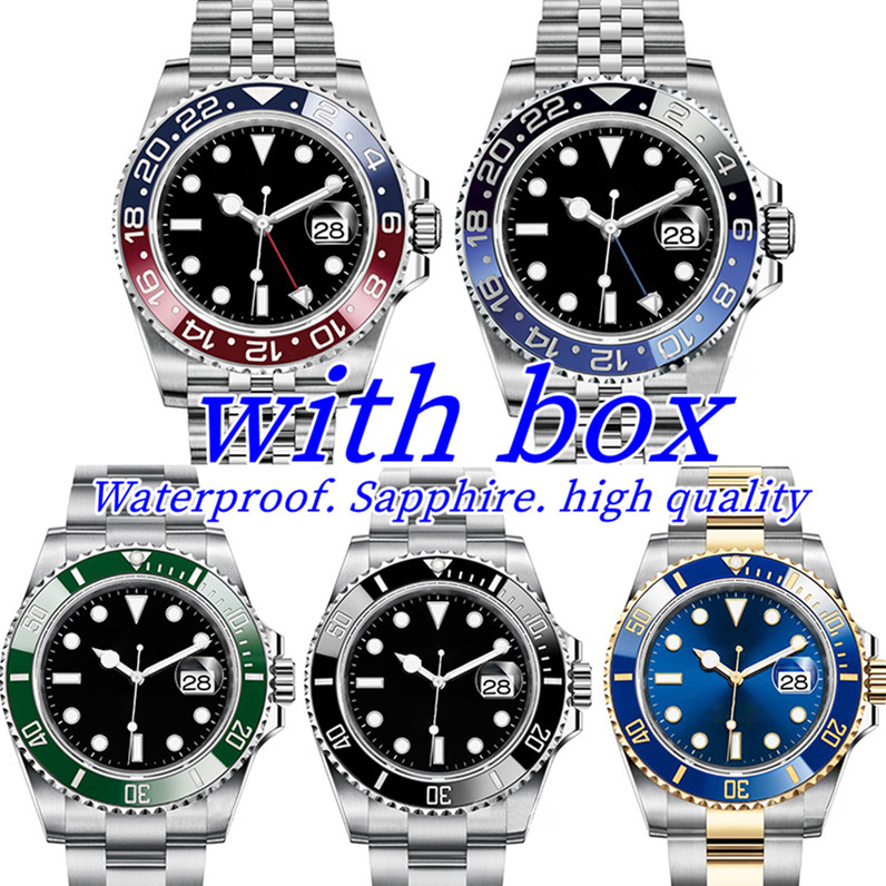 Movement watches high quality mens watch 40MM Sapphire Glass Stainless Steel Dial Solid Super luminous Waterproof watches designer 08