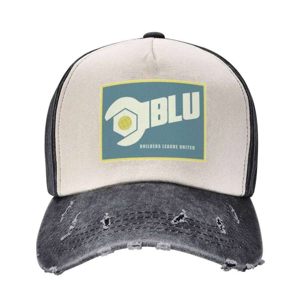 TF2 team BLU logo Baseball Cap Kids Big Size Hat Luxury Woman Men's Y260115