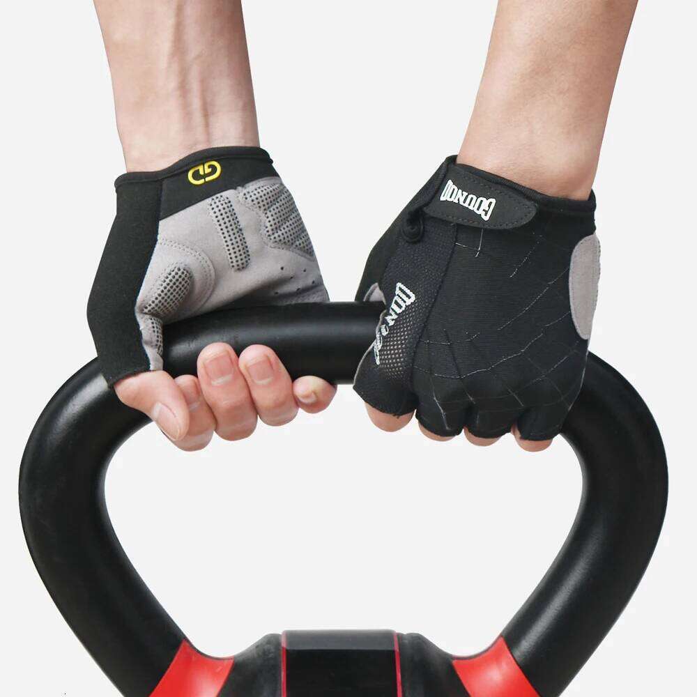 1Pair Professional Workout Padded Weight Lifting Glove for Men/Women Cycling Climbing-Fingerless Breathable Gym Gloves Y260115