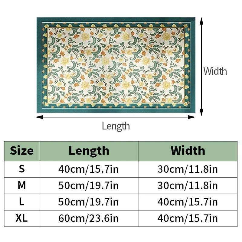 Rugs Drying Absorbent Drain Pad Kitchen Carpet Coffee Dish Drainer Draining Mat Tablemat Alfombras De Cocina