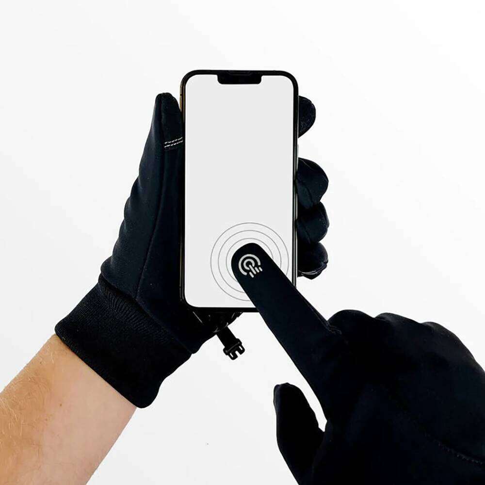 Winter Gloves Full Fingers Outdoor Cycling Motorcycle Waterproof Windproof Black Gray Touch Screen Anti-slip Ski Glove Y260115