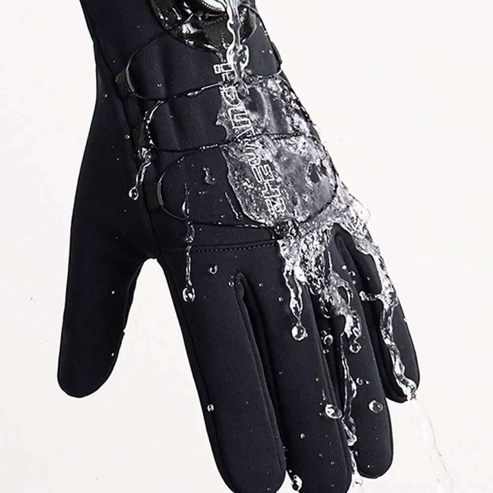 Winter Warm For Men Women Extended Thickened Windproof and Waterproof Sports Touchscreen Skiing Cycling Gloves Y260115
