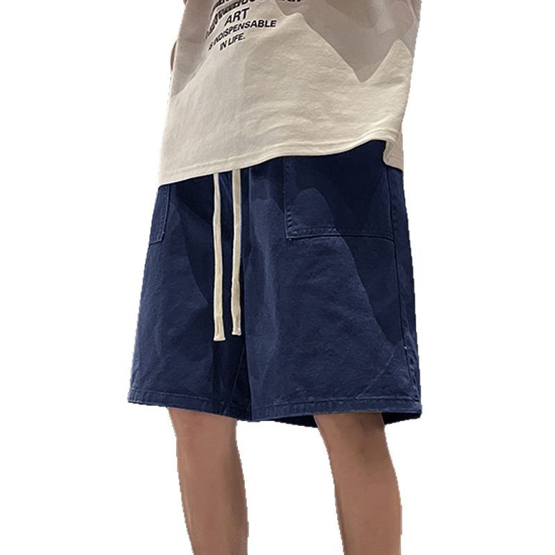 Men's New Casual Cargo Shorts for Spring, Summer & Autumn, Breathable & Versatile, Teen's American Retro Style 5-inch Shorts