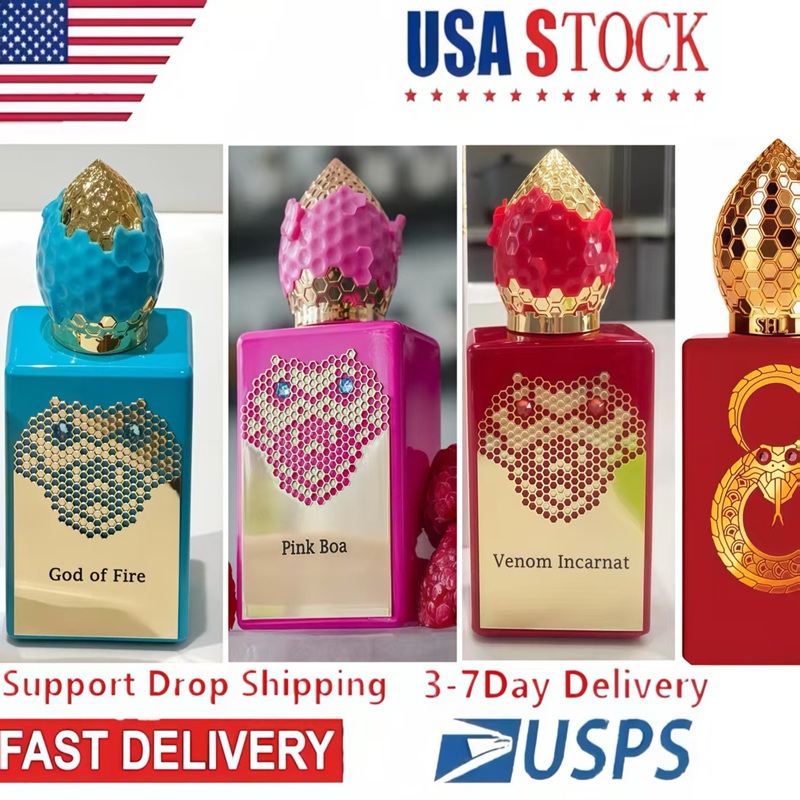 USA in 3-6 Days perfume 50ml Perfume Stephane Humbert Lucas Sand Dance La Collection Serpent Venom Incarnat Pink Boa God of Fire Fragrances Top Quality fast ship