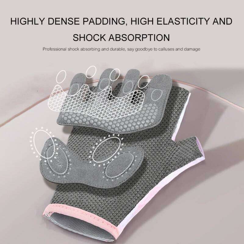 Half Finger Gym Fitness Anti-Slip Women Sports Exercise Cycling Female Breathable Fingerless Workout Gloves Y260115