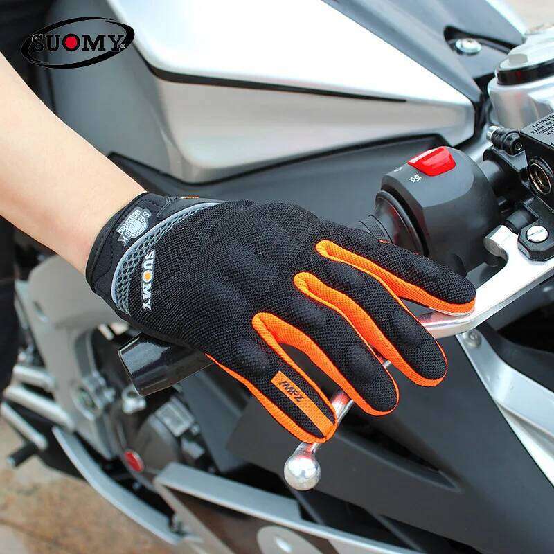 SUOMY Breathable Full Finger Racing Motorcycle Quality Stylishly Wholesale Off-Road Anti-drop Non-slip Riding Gloves Y260115