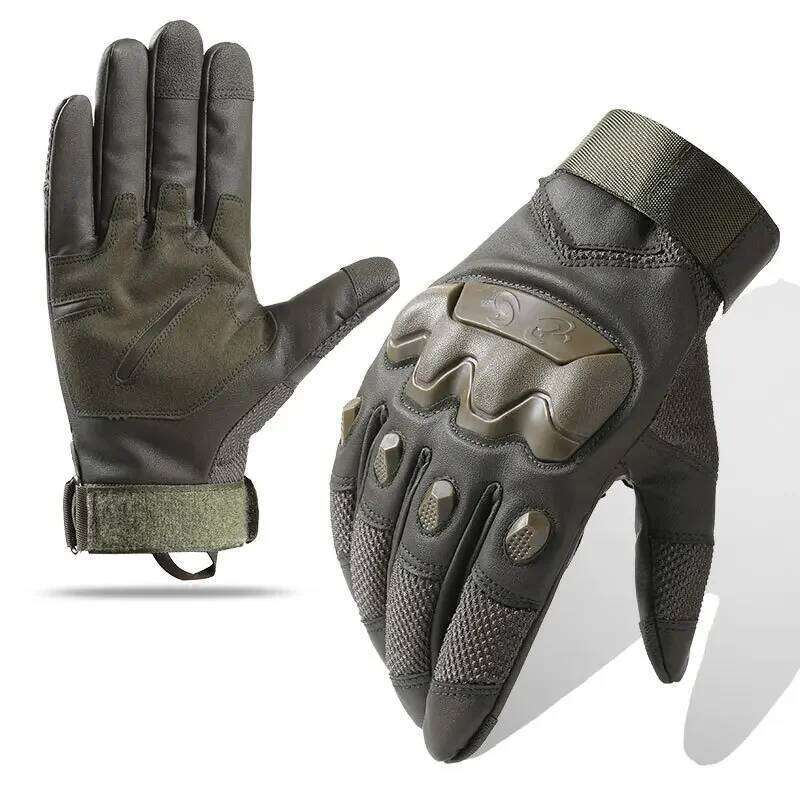 Tactical for Men's Outdoor Cycling Motorcycle Sports,anti Slip Windproof Wear-resistant Combat Protection Hunting Gloves Y260115