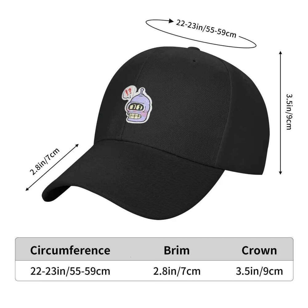 Bender Futurama Baseball Cap men custom Gentleman Hat Golf Caps Women Men's Y260115