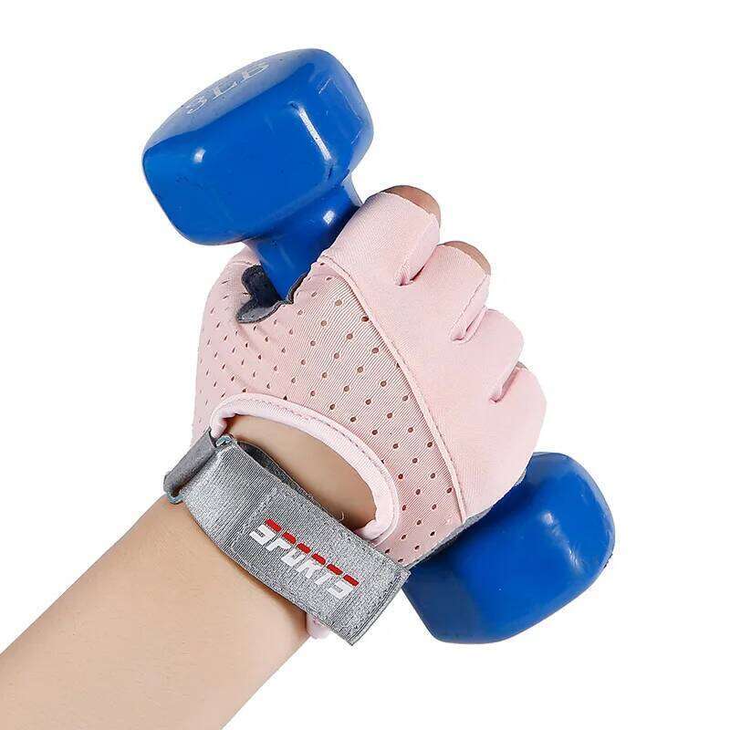 Fitness Female Yoga Sports Spinning Apparatus Lady Training Anti-Slip Breathable Thin Half Finger Barbell Cycling Gloves Y260115