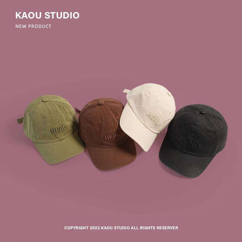 INS Embroidered Baseball Korean Style Spring and Autumn All-Match Peaked Cap Face-Looking Small Trendy Men's Hat Y260115