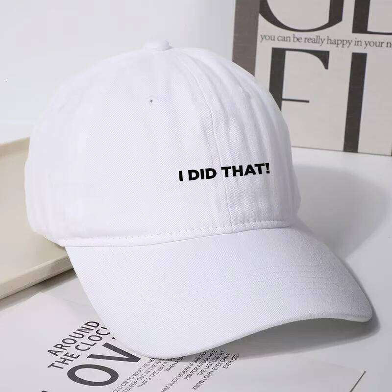 Custom I DID THAT Printing Embroidery Baseball for Women Men Sports Outdoor Hip Hop Snapback Dad Hat Kid Cap Adjustable Y260115