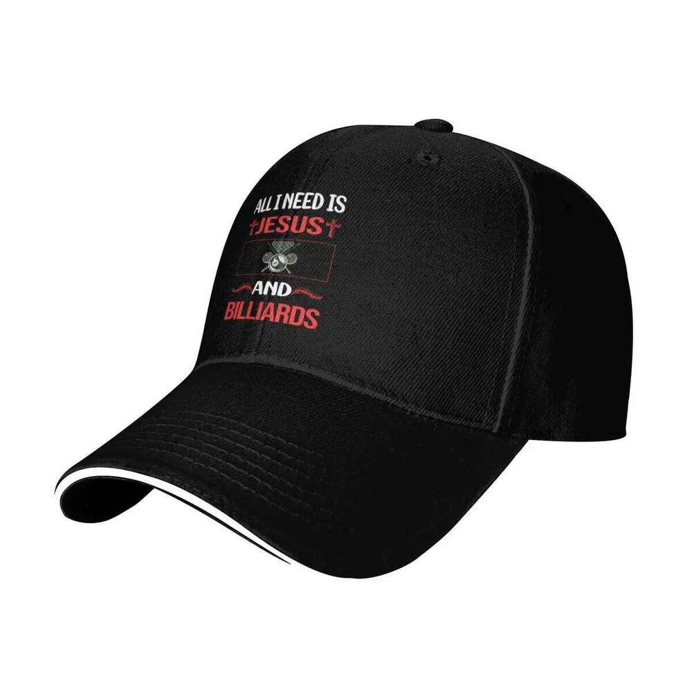 Funny Jesus Billiards Baseball Golf Wear Military Tactical Cap For Women 2025 Men's Y260115